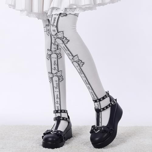 BYOMIGY Mary Jane Shoes Women Goth Platform Heels Chunky Heel Pumps with Ankle Strap Wedge Heels for Women4