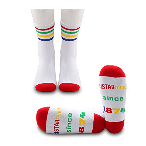 JXGZSO 2 Pairs OES Socks OES Sorority Socks SISTARhood since 1874 Sorority Socks Gifts
