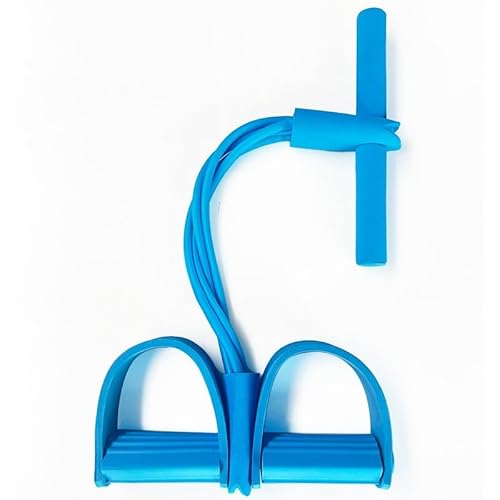 Multifunction Tension Rope, 6 tube Elastic Yoga Pedal Puller Resistance Band,Natural Latex Tension Rope Fitness Equipment,for Exercise Sit Up AB Training Auxiliary Device for Women Men (Blue) Multifunction Tension Rope, 6 tube Elastic Yoga Pedal Puller Resistance Band,Natural Latex Tension Rope Fitness Equipment,for Exercise Sit Up AB Training Auxiliary Device for Women Men (Blue)