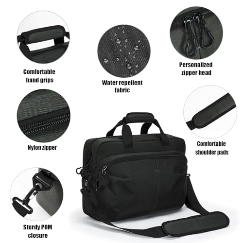 VEAGIA Messenger bag Laptop bag Briefcase Molle system Tactical style Detachable shoulder strap Shoulder Bags3