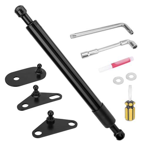 Trunk Tailgate Assist Shock Kit Compatible with Ford F150 2015-2025 Pickup Truck Tailgate Slow Drop Accessory Easy Installation All Tools Included
