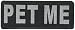 Dogline Pet Me Removable Patches, Small/Medium