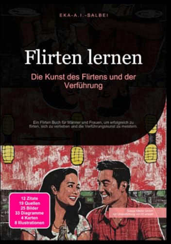 Flirten lernen: Die Kunst des Flirtens und der Verführung: Ein Flirten Buch für Männer und Frauen, um erfolgreich zu flirten, sich zu verlieben und die Verführungskunst zu meistern.