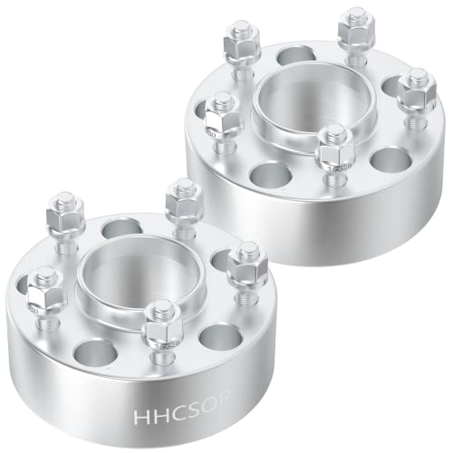 5x4.5 Wheel Spacers 2" (50mm) Bore 70.5mm with 1/2"x20 Studs for Ford Mustang Ranger Edge Explorer Crown Victoria | Lincoln Aviator Town Car Mark 7 | Mazda b-series Navajo, 2PCS 5x114.3 Wheel Adapters
