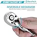 DURATECH 3PCS Stubby Ratchet Wrench Set, 90-Tooth 1/4