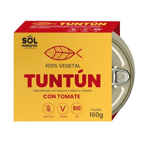 Tuntun Caballa Vegana Con Tomate Bio 160g Sol Natural