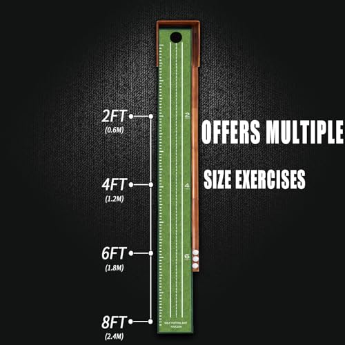 YOUCZON Solid Wood Putting Mat