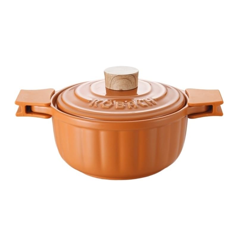 Tegame Terracotta Pentola in ceramica di zucca antiaderente resistente alle alte temperature grande capacità for uso domestico Casseruola coccio Serbatoio carne in umido