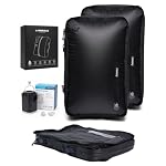 2-Pack 35L Overpack Bag with Pump, Oversized Vacuum Bag for Travel Carry On