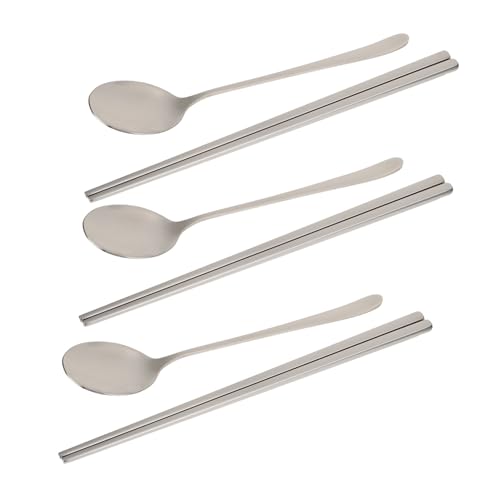 Gadpiparty Cubiertos De Acero Inoxidable Para Vajilla Del Hogar Incluye De Cucharas y Palillos Para Uso Diario Comidas y Cenas Gadpiparty Cubiertos De Acero Inoxidable Para Vajilla Del Hogar Incluye De Cucharas y Palillos Para Uso Diario Comidas y Cenas