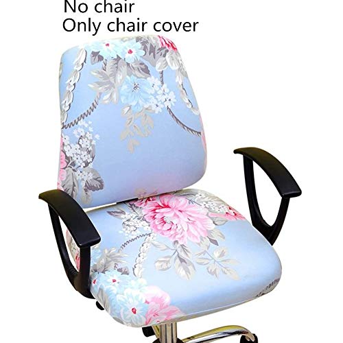 myonly - Funda separada para silla giratoria de oficina, para silla de ordenador, plegable, elástica, sin silla, elástica