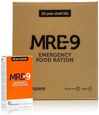 MRE-9 | Ration d'Urgence de 24 Jours | Durée de Conservation de 2...