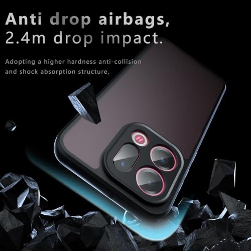 Image of Matte PC + TPU Phone Case for Oppo Find X9s 5G / Oppo Find X9 5G Air Bag Protection, Anti-Fingerprint, Never Turns Yellow, Micro Arc Edge, Camera Protection, Skin-Friendly Feel, Black