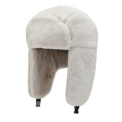 Dosomi Army Cap For Men Women Winter Thick Warm Trapper Hat Men Bomber Cap #TOP5
