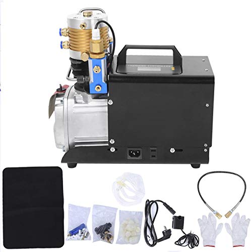 sion Compresseur d'air Pompe à air PCP Monocylindre de Pompe à air Haute Pression Affichage numérique préréglé du compresseur d'air électrique Pompe à air PCP Pompe à air Haute Pression à Cylindre Un