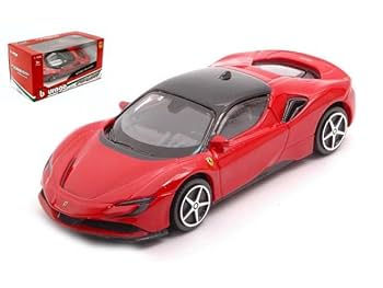 Amazon | ブラーゴ フェラーリ ミニカー 1/43 FERRARI SF90