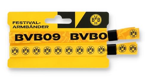 Borussia Dortmund BVB-Festivalbänder (2er-Set) one Size