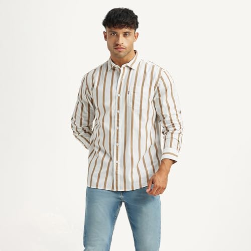 Image of Levi's Men's Striped Slim Fit Shirt