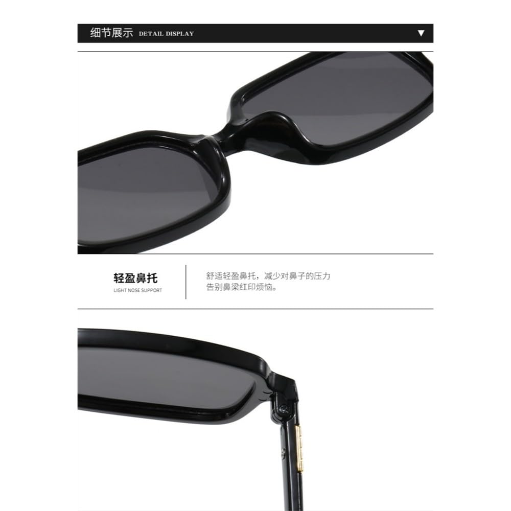 Małe białe okulary przeciwsłoneczne w owalnej ramce, modne okulary przeciwsłoneczne unisex, modne okulary korekcyjne, oprawki UV400