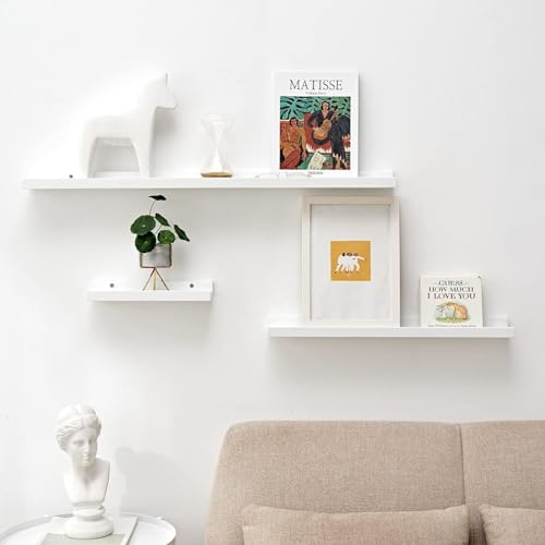 Recogwood Floating Shelves Natural Wood 40cm - Image 2