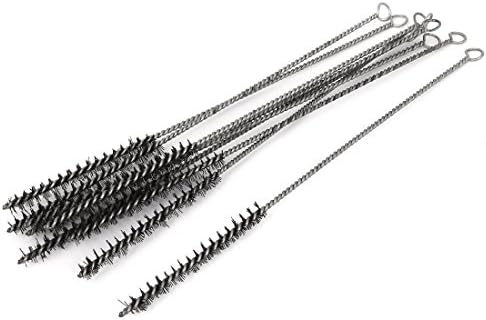 Aexit 29cm Length Painting Supplies & Wall Treatments Steel Round Pipe Tube Cylinder Bores Cleaning Wire Paint Rollers Brush 9pcs