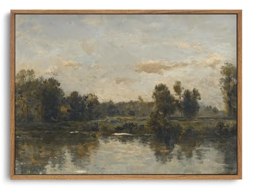 ZZLWBKGL Vintage Framed Wall Art Landscape Wall Decor...