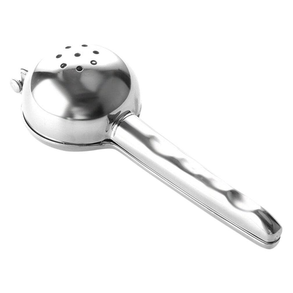 UPKOCH 1pezzi Spremiagrumi Manuale Acciaio Inossidabile Spremi Frutta Portatile e Leggero Per Limoni e Agrumi Facile Da Pulire Per Cucina e Bar