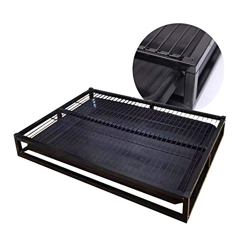 Toilettes pour chiens et chiots avec support pour tapis d'apprentissage intérieur et extérieur