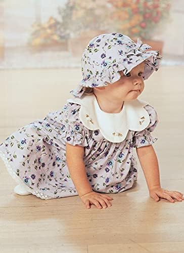 BUTTERICK PATTERNS B4110 Infants' Dress, Panties, Jumpsuit and Hat