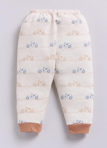 Image of Smart Baby Full Sleeve T-Shirt and Pyjama Set | 100% Cotton Interlock Fabric | Newborn to 6 Months Infant Wear | Soft & Lightweight Baby Suit for Boys & Girls