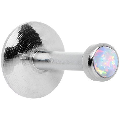 Cuerpo de acero Candy 2,5 mm de la clase de termohigr�metros de �palo blancas la oreja o para el enganche de rosca interior pendiente para el calibre 16 0,64 cm
