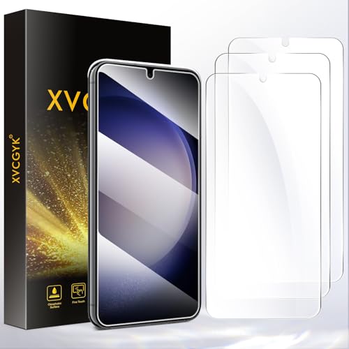 XVCGYK 3 Stück für Samsung Galaxy S23 Plus / S23 + für Panzerglas, Frei von Kratzern, 0.25mm Ultra-klar, Fingerabdruck I...