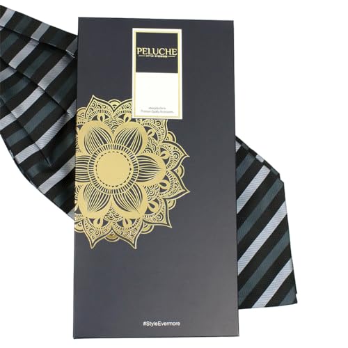 Image of Peluche Stunning Alley Black Cravat for Men