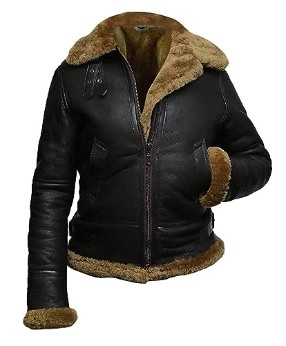 10 Best Aviator Jackets for Women to Elevate Your Style Game 8 Women’s B3 Shearling Bomber Leather Jacket