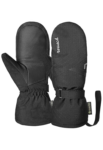 Reusch Alba Damen Fäustlinge mit Gore-TEX Membran & Touch-TEC – wasserdichte Skihandschuhe mit TecFill Isolierung, Softshell, MicroActive-Futter & Smartphone-Funktion –...