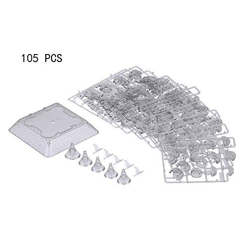 Coolplay 20 Songs Musical 3D Crystal Castle Puzzle For Adults Brain Teaser Light-Up Base Included, 105Pcs #TOP4