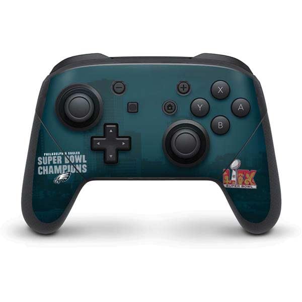 Skinit Decal Gaming Skin Compatible with Nintendo Switch Pro Controller - Officially Licensed NFL Philadelphia Eagles Super Bowl LIX Champions Design