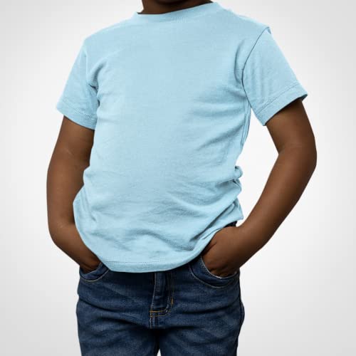 Image of Boys Tshirt Tshirts for Kids Boys Kids t Shirts fr Boys Organic Cotton Short Sleeves Round Neck Regular Fit T-Shirt for Baby Boy Solid Plain T-Shirts Boy