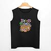 Men's Vest Tank Retro Heavy Metal Band Short Sleeve tee Funnys Customs Design Your own Summer top Men's Sleeveless T Shirt Casual Tops Clothing Black S #2