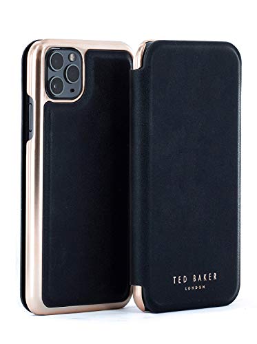 Ted Baker Fashion Premium Book Case for iPhone 11 Pro Max, Protective Cover