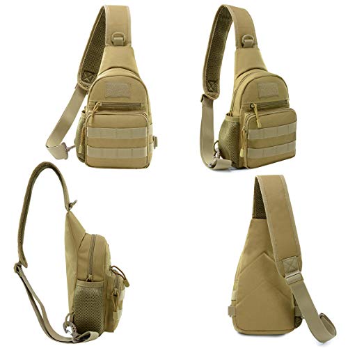 Mochila táctica cruzada BraveHawk OUTDOORS ligera miniatura 2