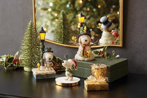 Enesco 6015036 Peanuts By Jim Shore Snoopy With Mistletoe Miniature Figurine- Resin Hand Crafted Painted Collectible Mini Figurines Peanuts Snoopy Christmas Home Decor Shelf Statue thumb #5