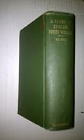 A Study of English Prose Writers: A Laboratory Method B000860F4W Book Cover