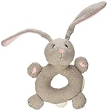 Apple Park Bunny Soft Teething Ring Baby Toy - Hypoallergenic, 100% Organic Cotton