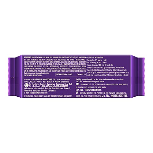 Image of Britannia Cake Roll Yo! Triple Chocolate Swiss Roll, 27g