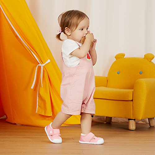Image of BMCiTYBM Baby Sneakers Girls Boys Lightweight Breathable Mesh First Walkers Shoes 6-24 Months