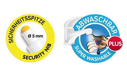 Malinos 300011 - Fasermaler - Babyzauber ab 1 Jahr, 10 Stück (1er Pack) – Bild 5