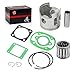 J10-11631-00-96 Top End Piston Bearing Gasket Ring kit for Yamaha G1 2-Cycle Gas Golf Cart 1978-1989 J10-11610-00-00 93310-218A6-00