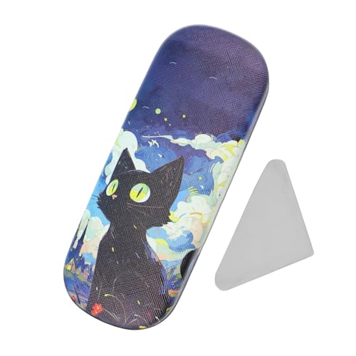 Image of PERFECTSIGHT Hard Shell Eyeglasses Case, PU Leather Protective Glasses Case, Cute Eyeglass Case for Women Men Girls