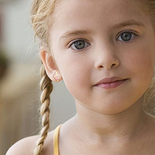 Fansilver 28 Pairs Clip On Earrings For Girls Cute Animal Flower Rainbow Clip On Earrings Set For Little Girls Assorted Non Pierced Earrings Pack For Teens Girls #TOP2